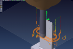 Frezowanie elektrod hybrydowo w VISI Machining 3D