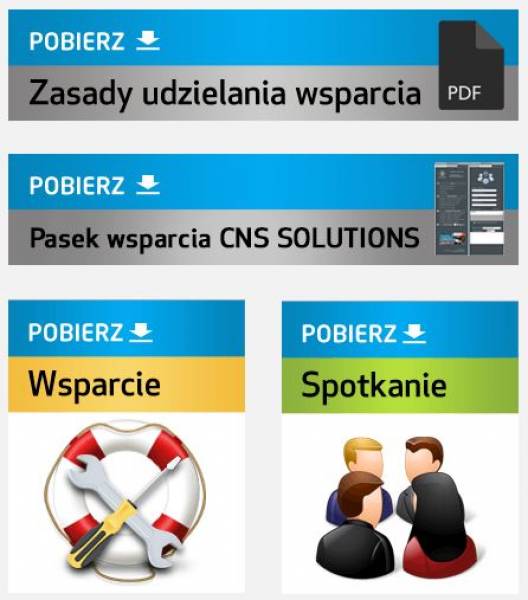 Pasek wsparcia oprogramowania SolidWorks by CNS Solutions