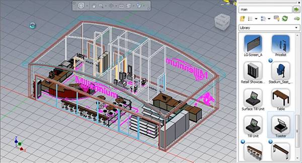  Aranżacja powierzchni w Autodesk Factory Design Suite