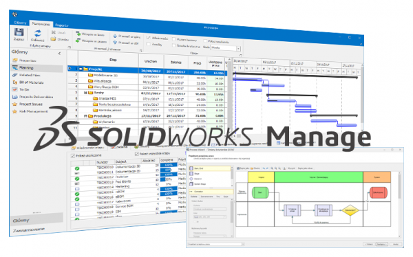 SOLIDWORKS Manage – zaawansowane zarządzanie projektami