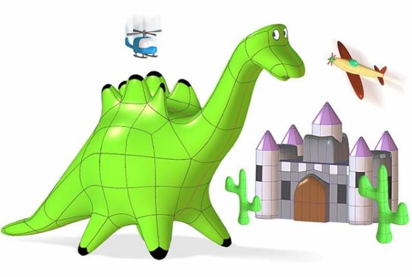 SOLIDWORKS Apps for kids - projekt 3d dinozaur dino