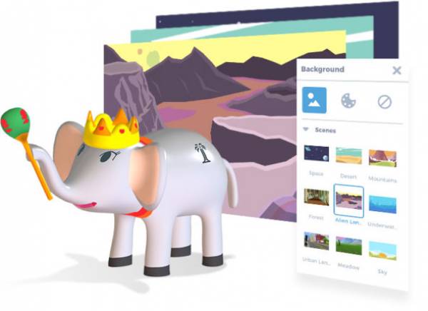 Apps for kids - oprogramowanie online dla dzieci - projekt słonia