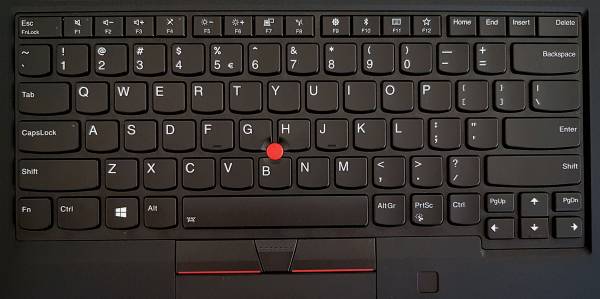 Stacja robocza Lenovo ThinkPad P43s - klawiatura